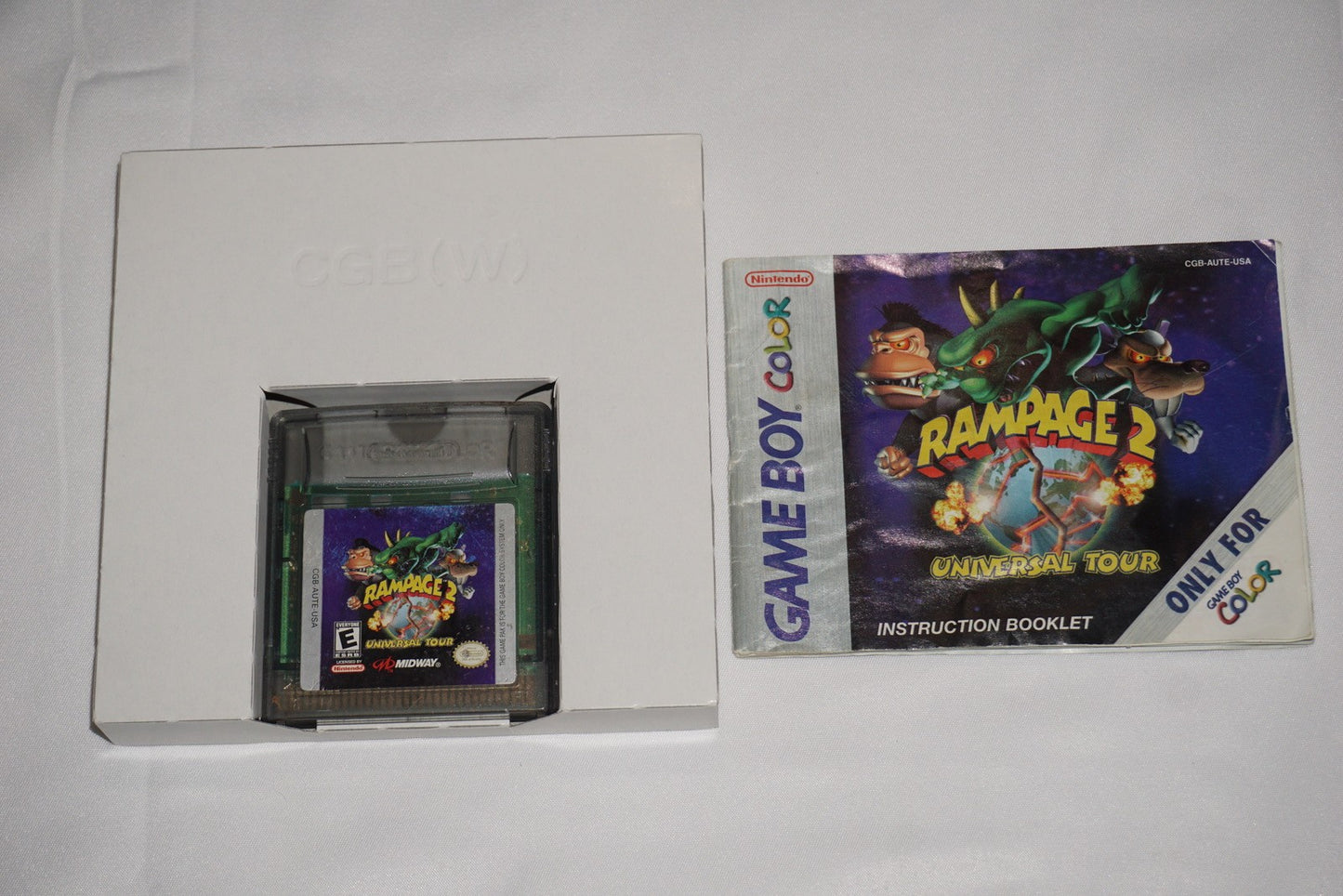 Rampage 2 (Nintendo Game Boy Color Gameboy) Complete CIB