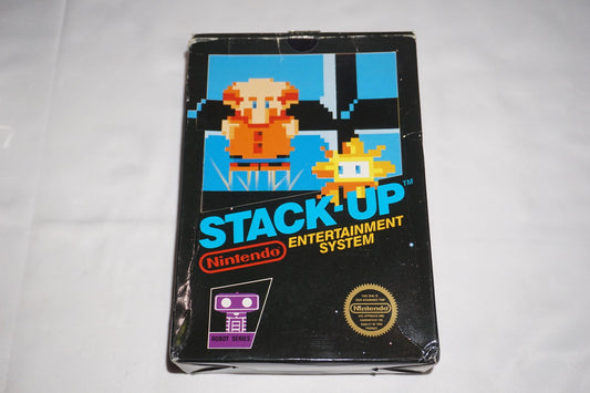 Stack Up (Nintendo NES) Complete in Box CIB