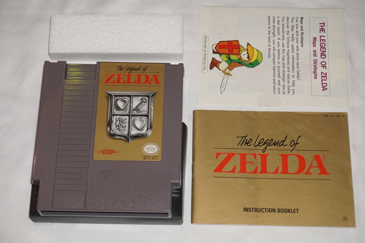 Legend of Zelda Classic Series (Nintendo NES) Complete in Box w/ Tips CIB