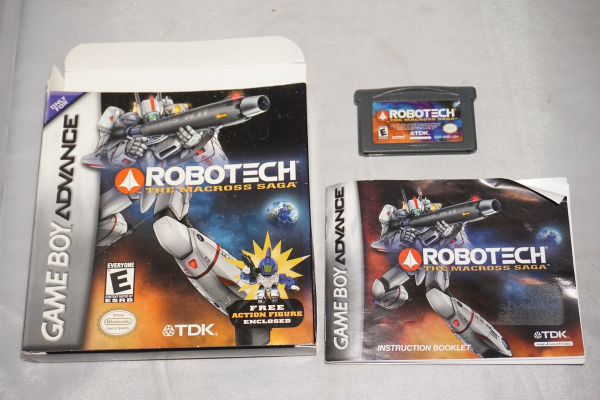 Robotech Macross Saga (Gameboy Advance GBA Game Boy) Complete CIB Authentic