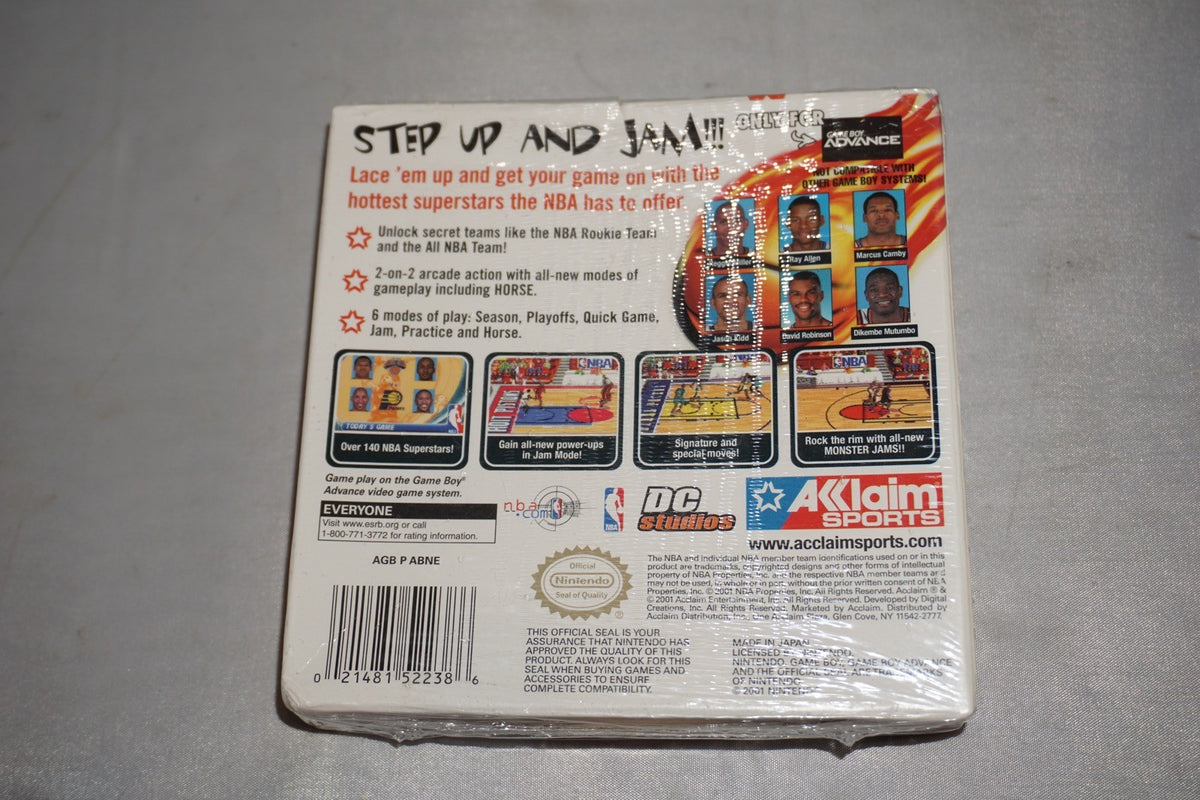Nba Jam 2002 (Nintendo Gameboy Advance GBA Game Boy) NEW Sealed Authentic