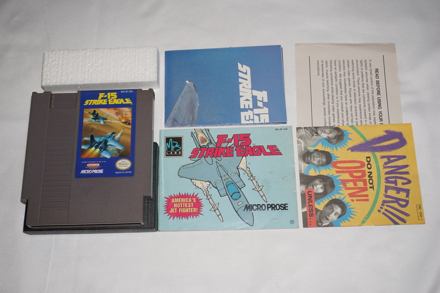 F-15 Strike Eagle (Nintendo NES) Complete in Box CIB