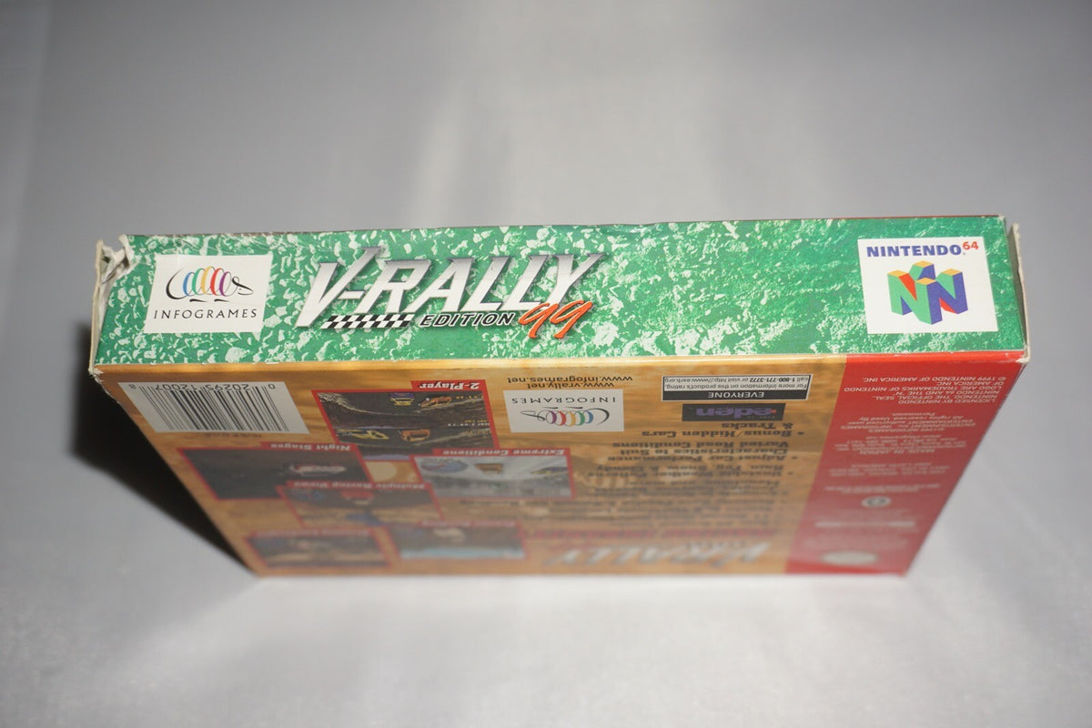 V Rally 99 (Nintendo 64 N64) Complete in Box w/ Reg Card CIB