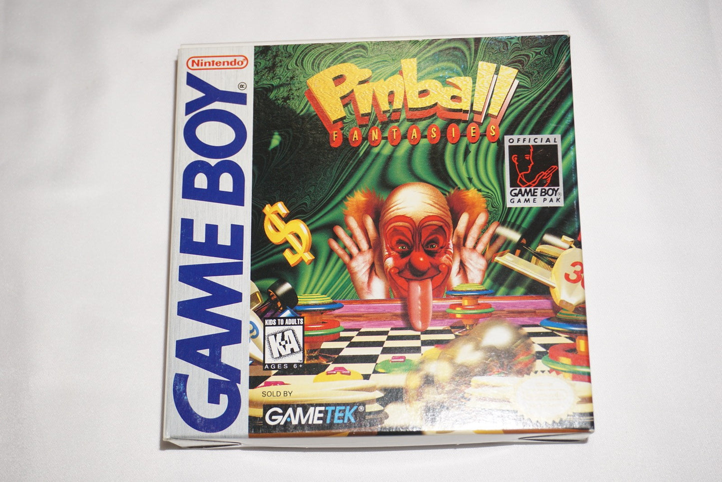 Pinball Fantasies (Nintendo Game Boy Gameboy) Complete in Box w/ Reg CIB