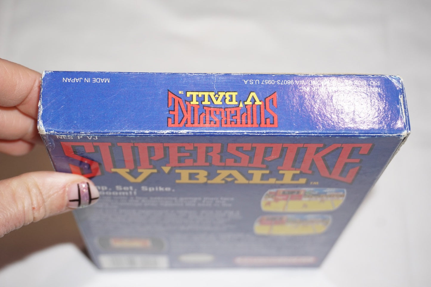 Super Spike V'Ball Volleyball (Nintendo NES) Complete in Box CIB