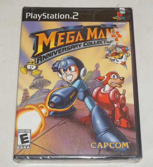 Mega Man Anniversary Collection (Sony Playstation 2 ps2) NEW Sealed OBI Strip