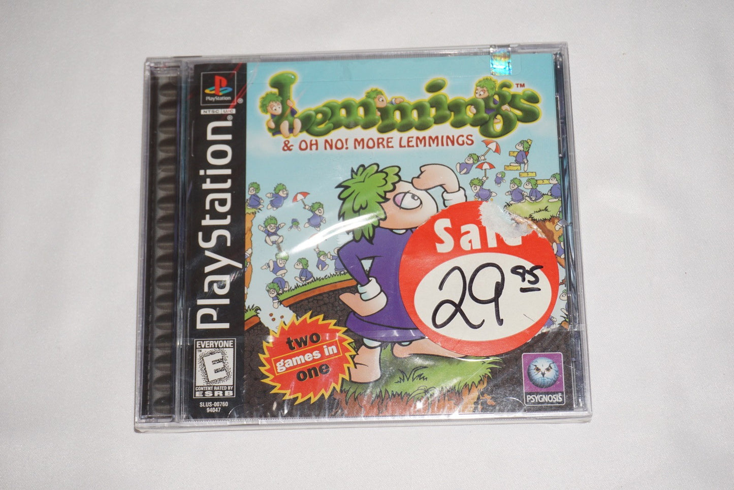 Lemmings & Oh No More Lemmings (Sony Playstation 1 ps1) NEW Factory Sealed