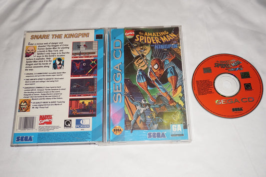 Amazing Spider-Man vs The Kingpin (Sega CD) Completew/ Reg CIB