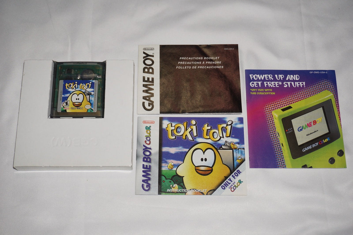 Toki Tori (Nintendo Game Boy Color Gameboy) Complete in Box CIB