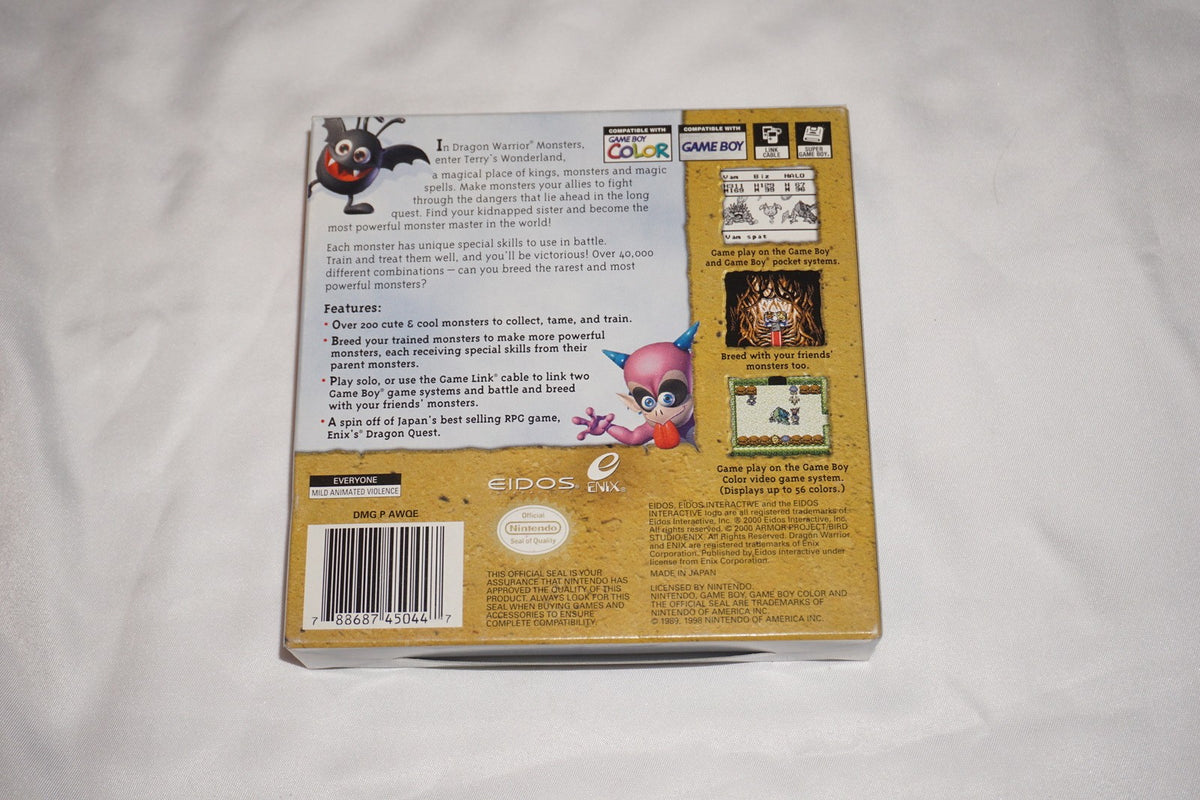 Dragon Warrior Monsters 1 (Nintendo Game Boy Color Game Boy) Complete in Box CIB