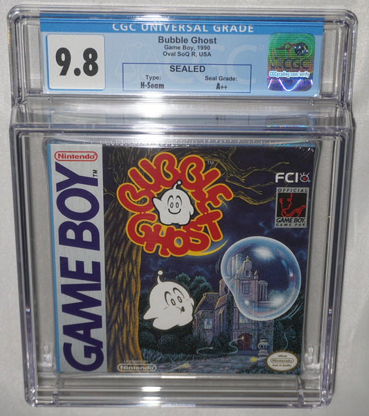 Bubble Ghost (Nintendo Game Boy Gameboy) CGC 9.8 A++ NEW Sealed