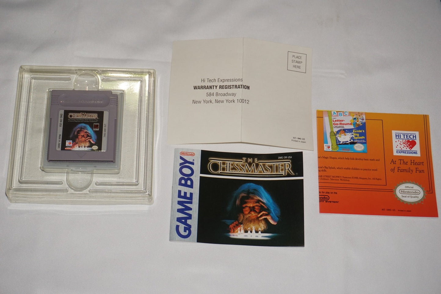 Chessmaster (Nintendo Game Boy Game Boy) Complete in Box w/ Reg CIB