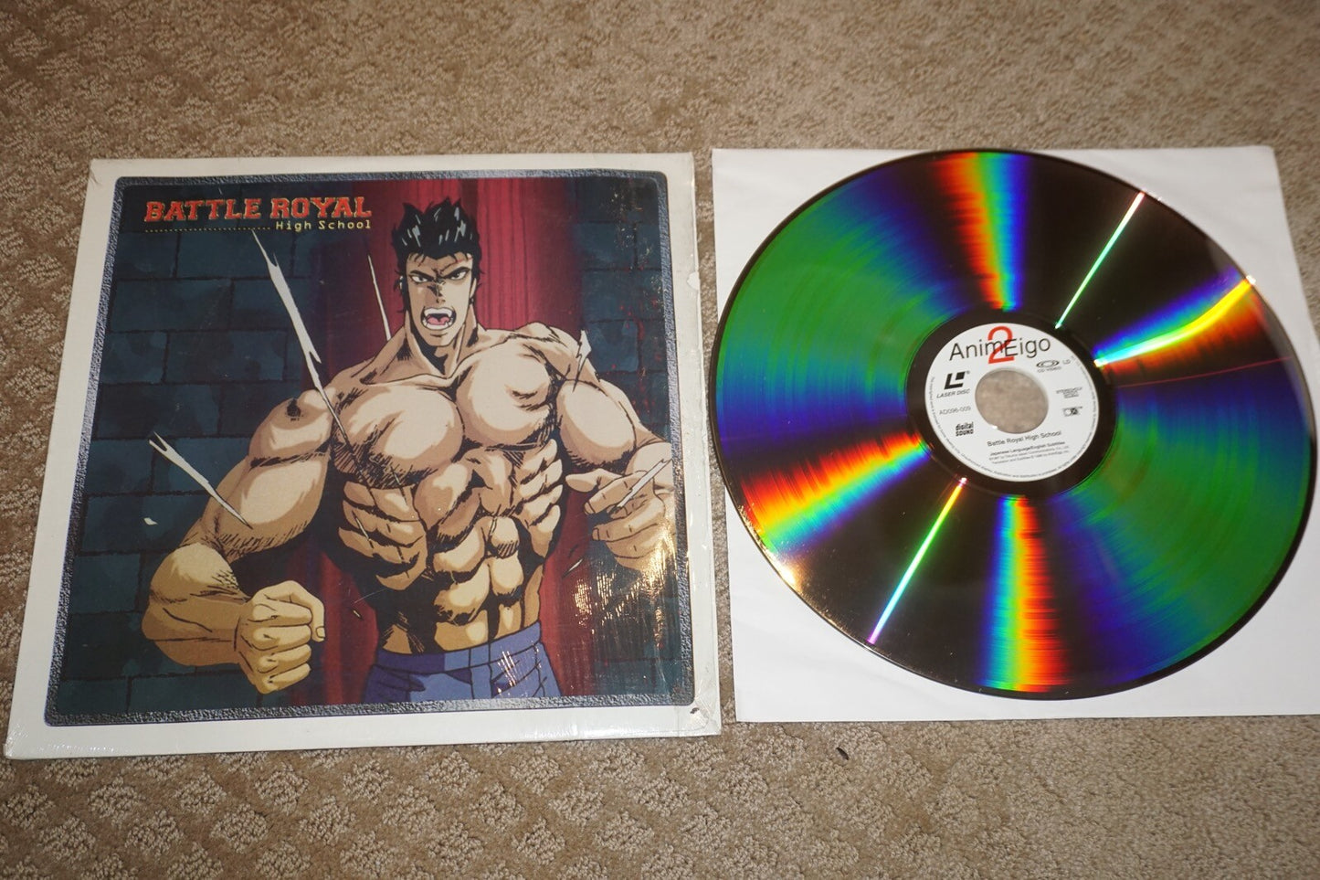 Battle Royal High School Laserdisc Anime Manga LD ANIMEIGO