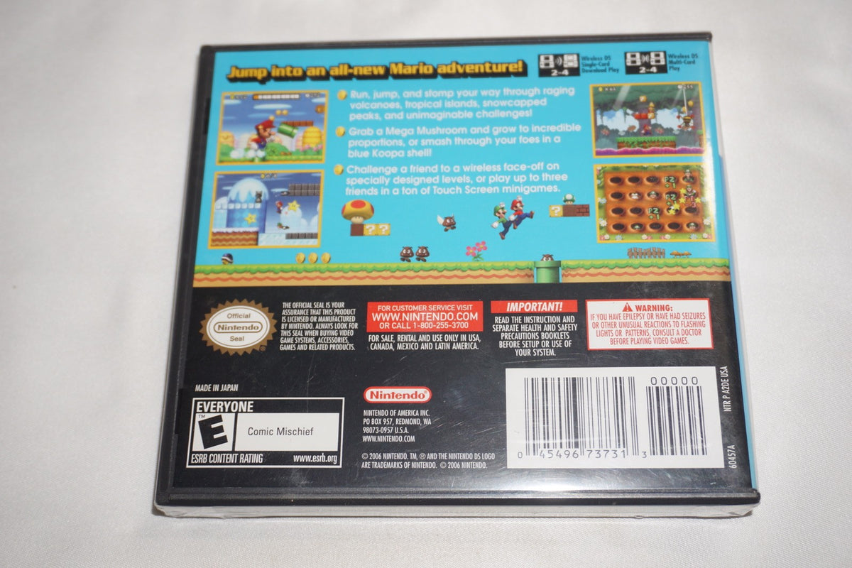 New Super Mario Bros (Nintendo DS) NEW Sealed