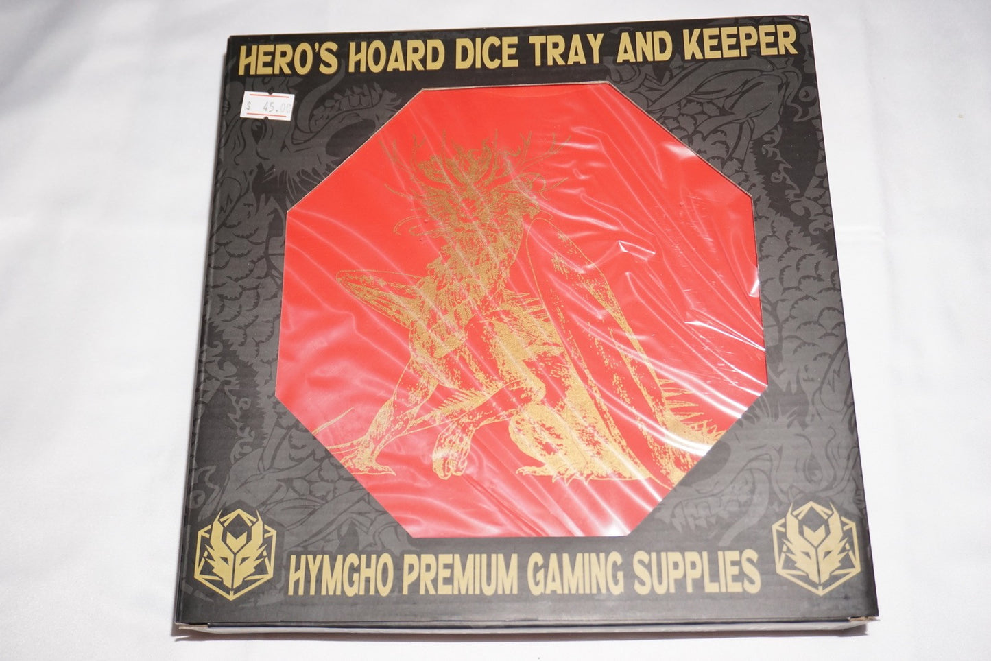 Hero's Hoard Dice Tray & Keeper Red Hymgho NEW