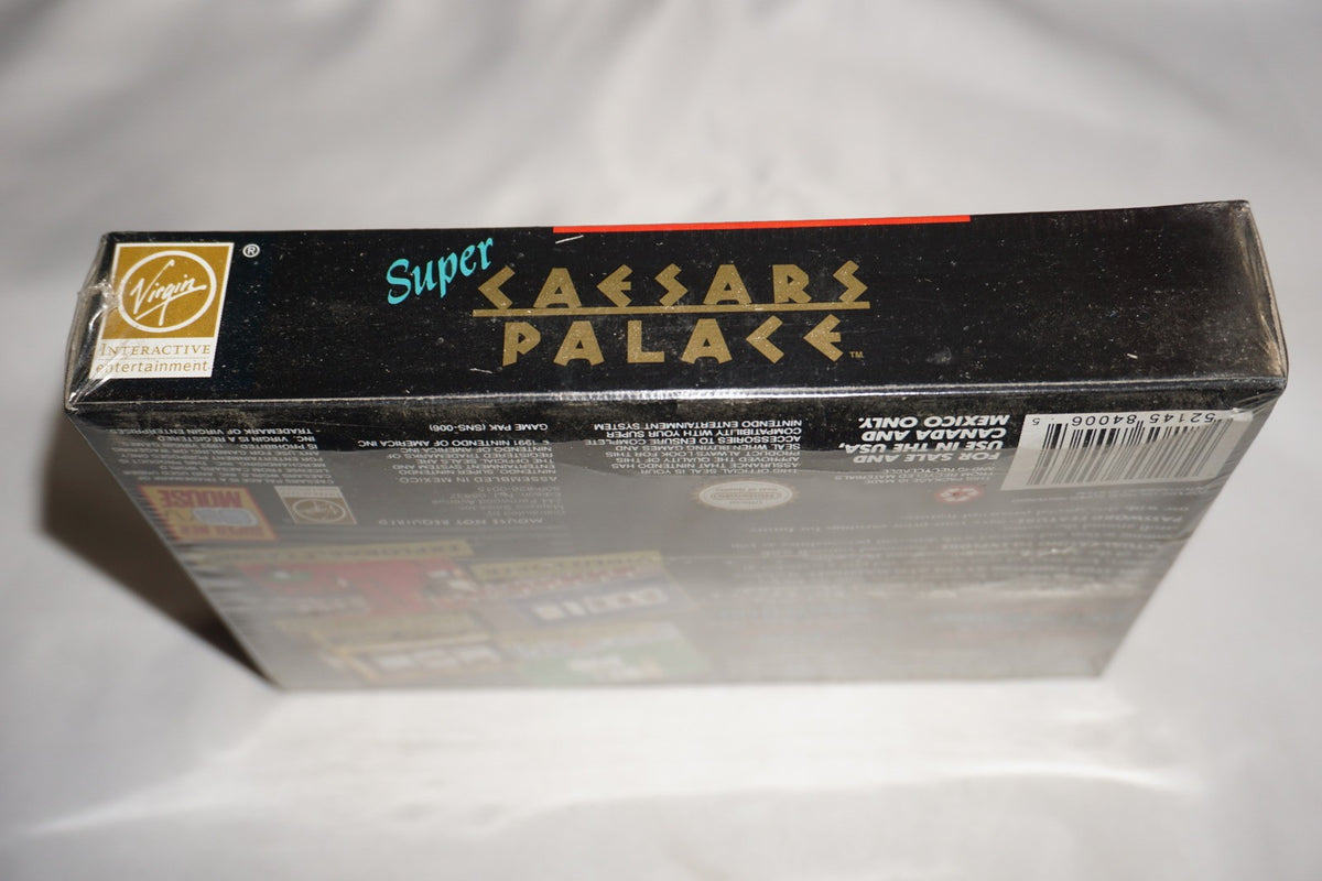 Super Caesars Palace (Super Nintendo SNES) NEW Sealed