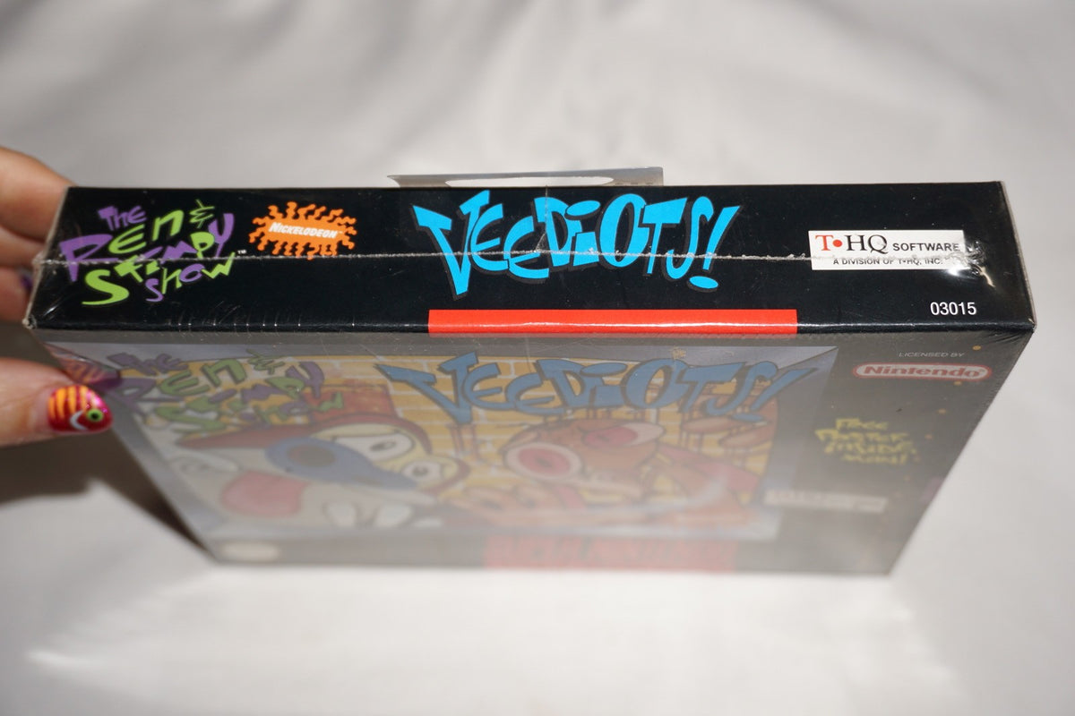 Ren & Stimpy Show Veediots (Super Nintendo SNES) NEW Sealed