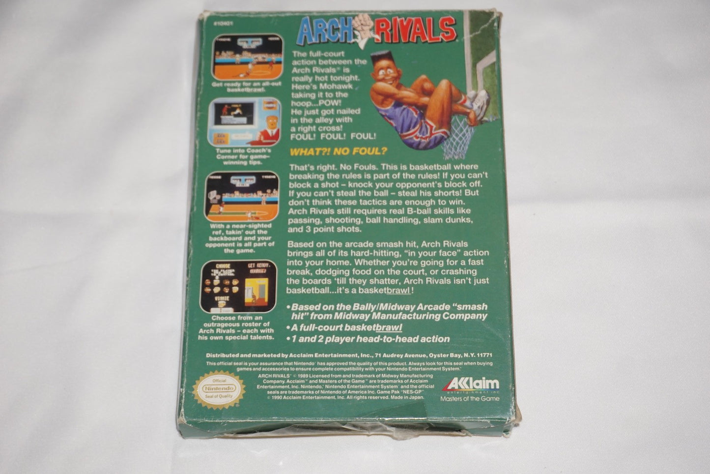 Arch Rivals (Nintendo NES) Complete in Box CIB