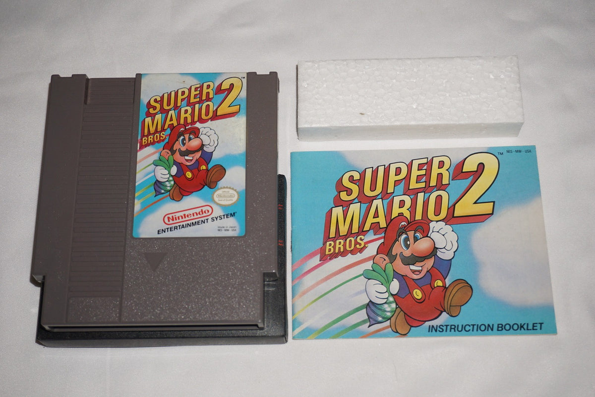 Super Mario Bros 2 (Nintendo NES) Complete in Box CIB