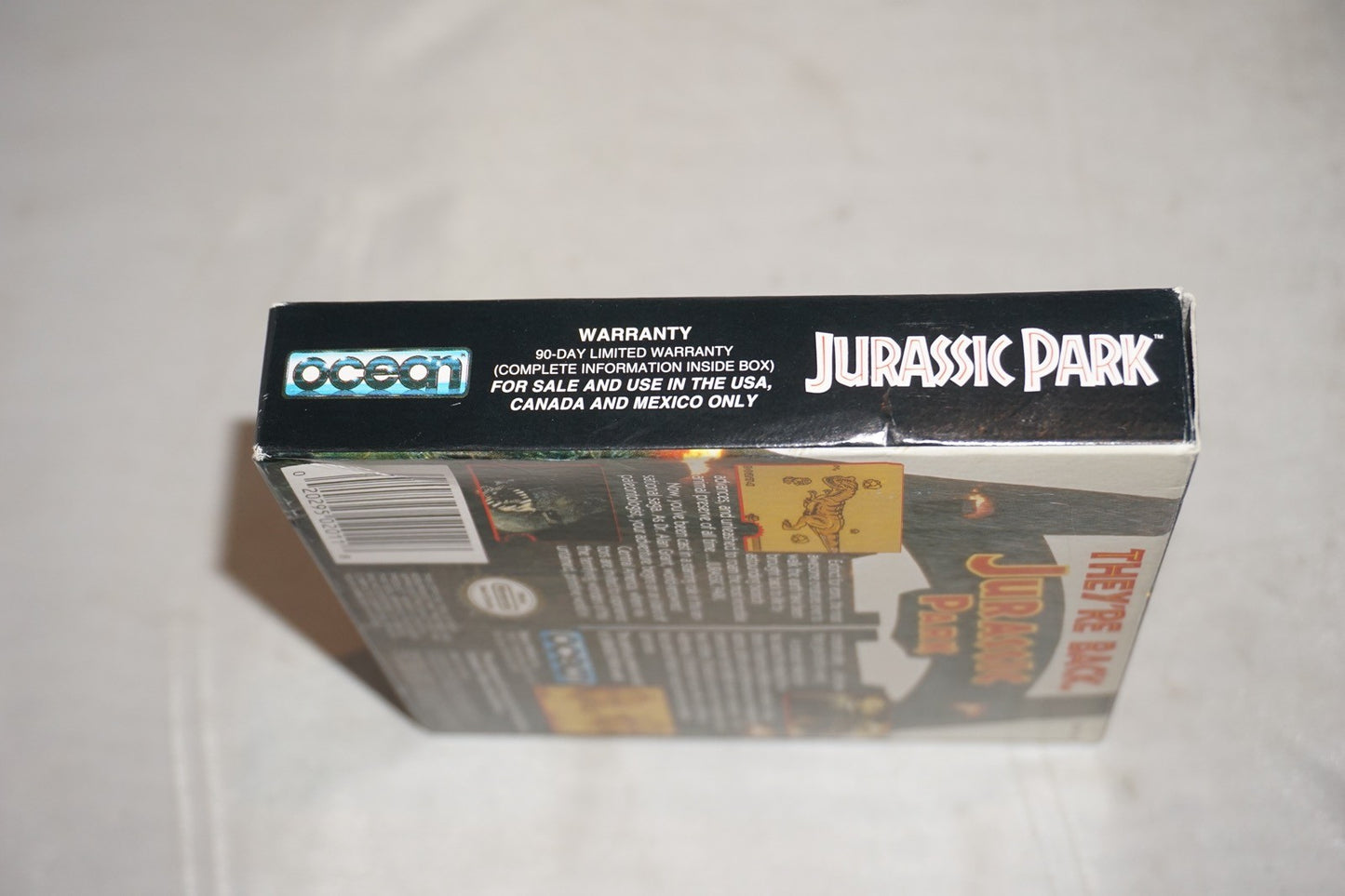 Jurassic Park (Nintendo Gameboy Game Boy GB) Complete w/ Reg Card CIB