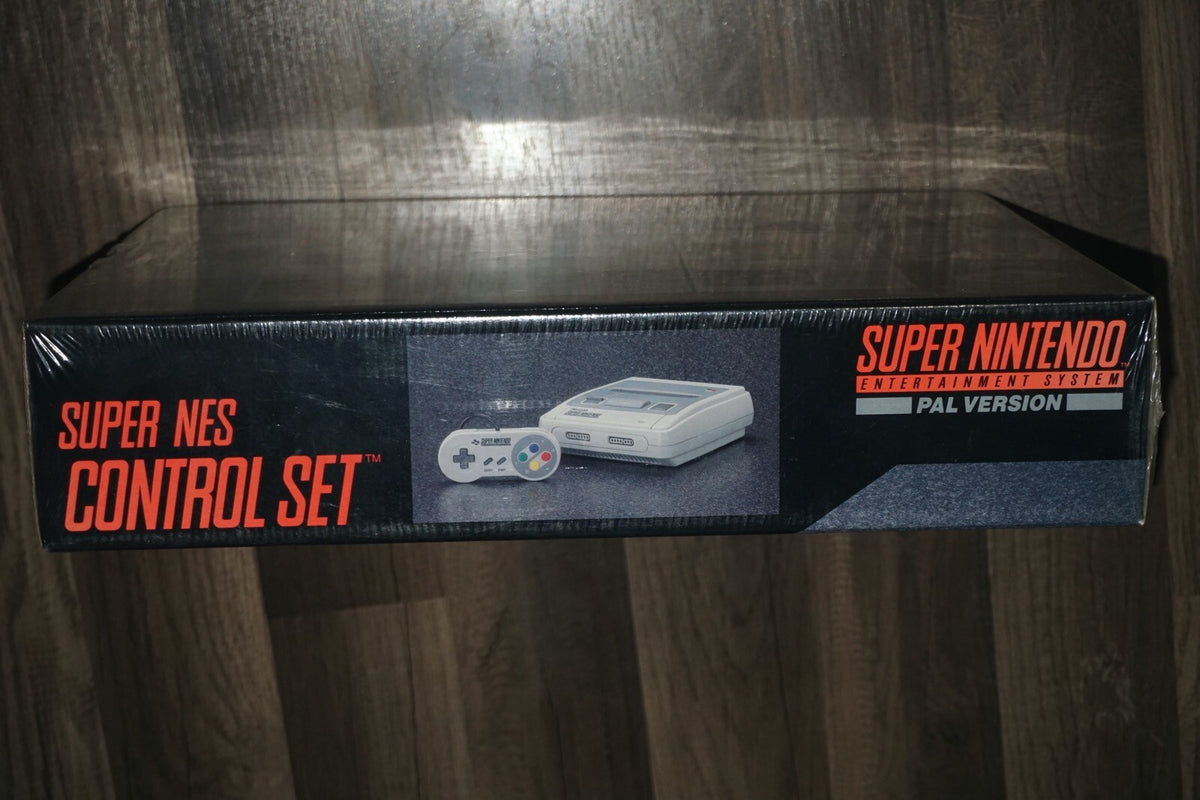 PAL Super NES Nintendo SNES Control Set System Console NEW Factory Sealed UK