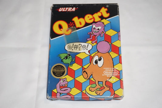Q Bert (Nintendo NES) Complete in Box CIB