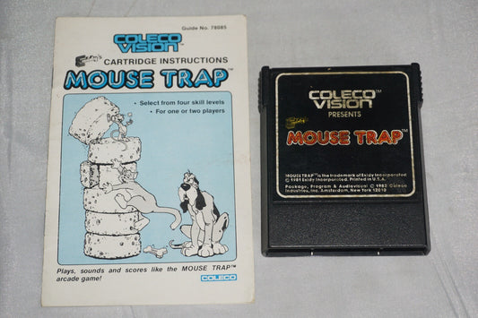 Mouse Trap (Colecovision) with Manual