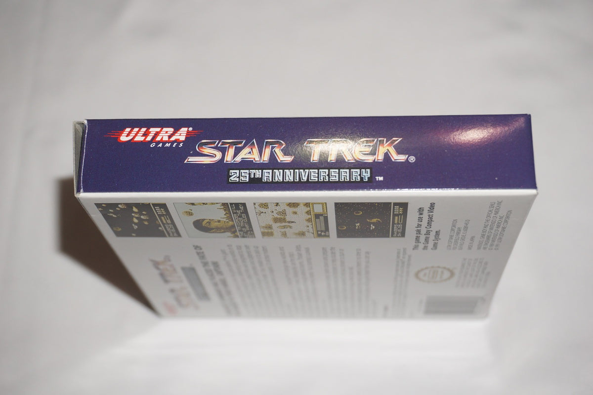 Star Trek 25th Anniversary (Nintendo Game Boy Gameboy) Complete w/ Reg CIB