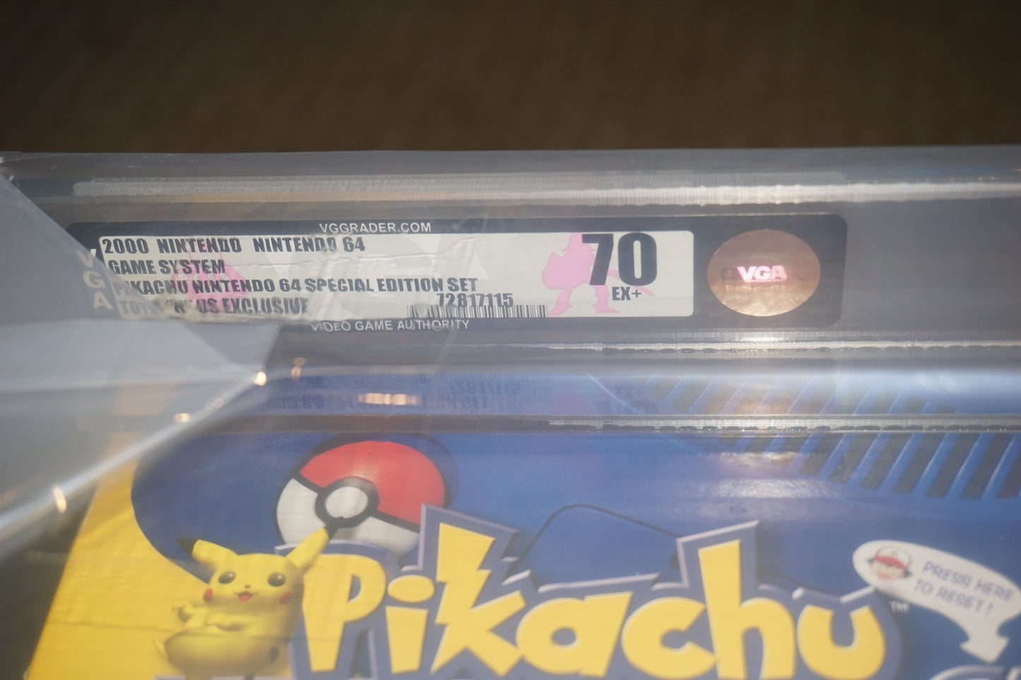 Pikachu Nintendo 64 N64 System Console NEW Factory Sealed In Box VGA 70