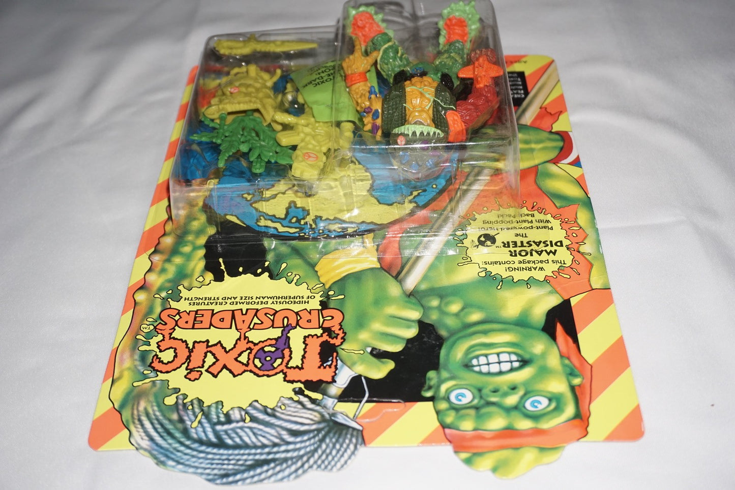 Toxic Crusaders Major Disaster Playmates 1991 NEW Sealed Unpunched