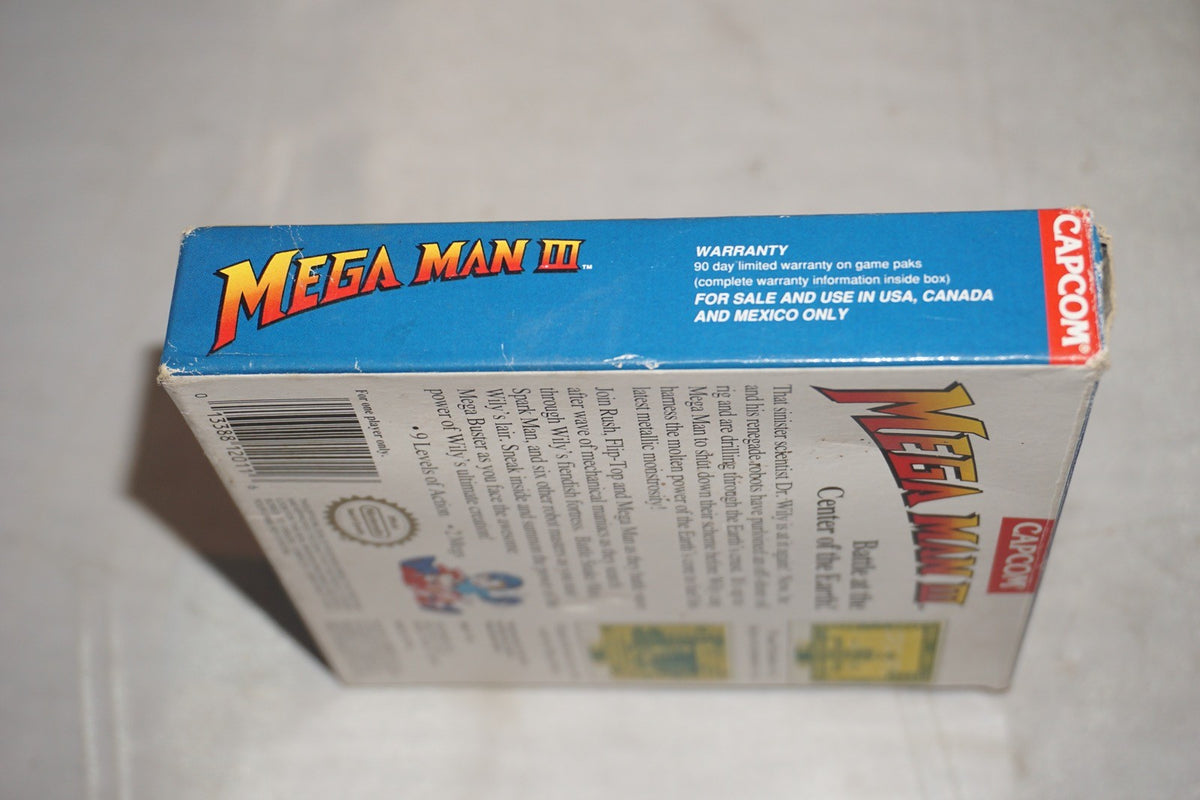 Mega Man III 3 (Nintendo Gameboy Game Boy GB) Complete CIB
