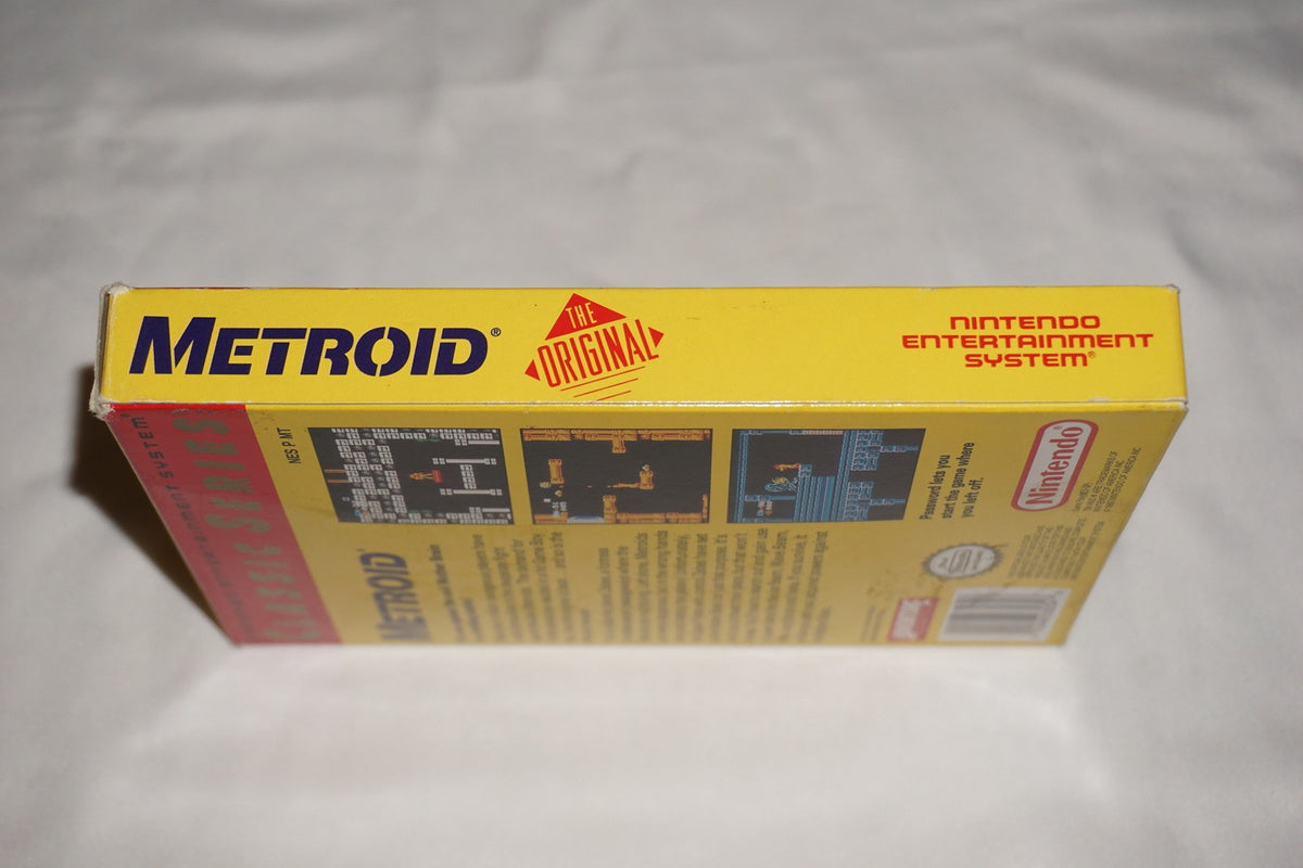 Metroid Classic Series Yellow (Nintendo NES) Complete in Box CIB