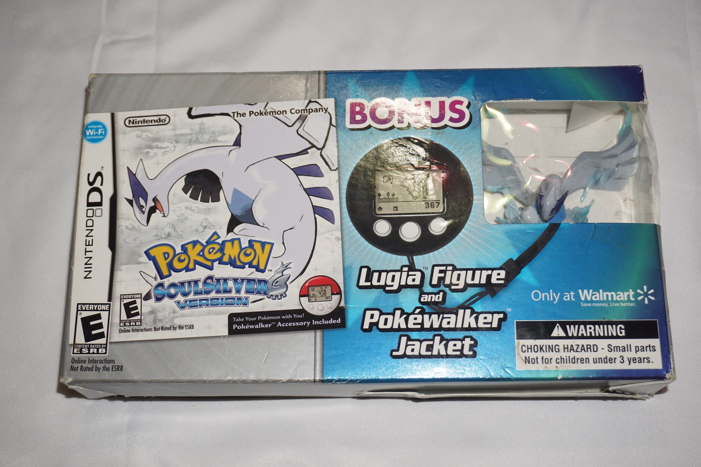 Pokemon Soulsilver (Nintendo DS) Complete in Box Lugia Figure Jacket Walmart