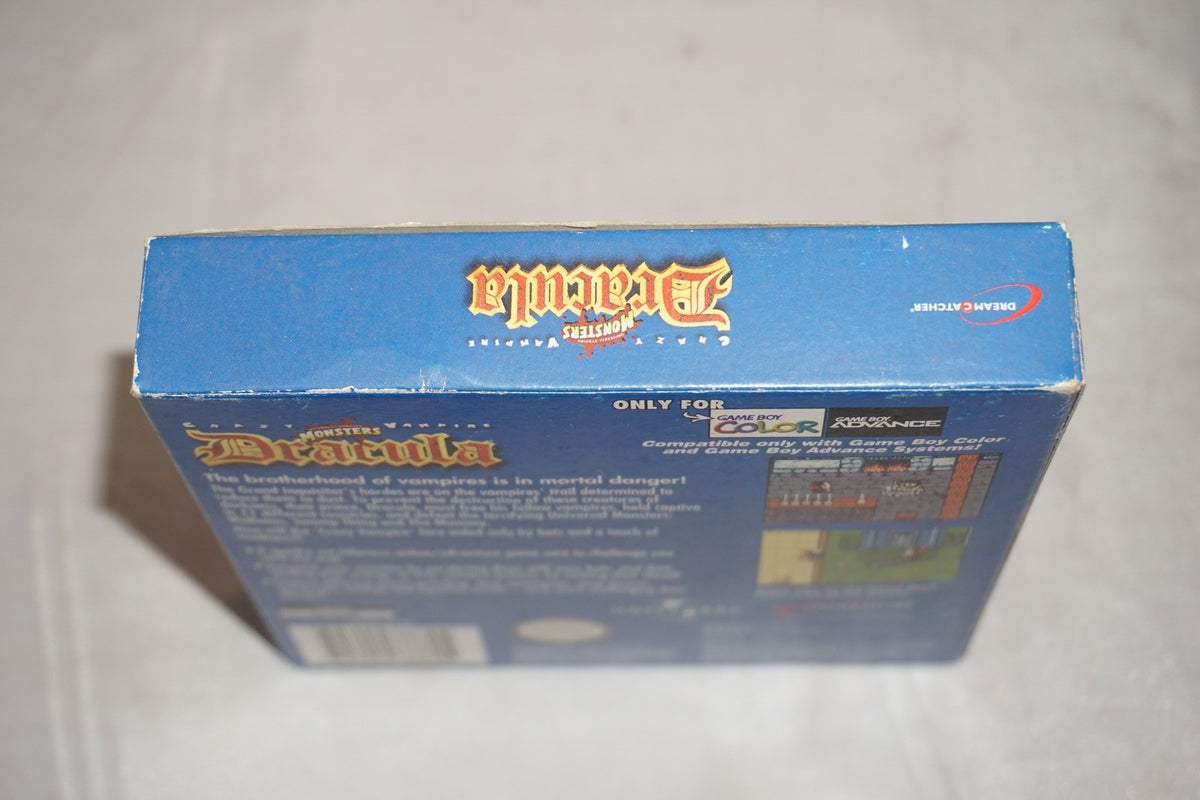 Dracula Crazy Vampire Gameboy Color Game Boy Complete w/ Reg CIB Authentic