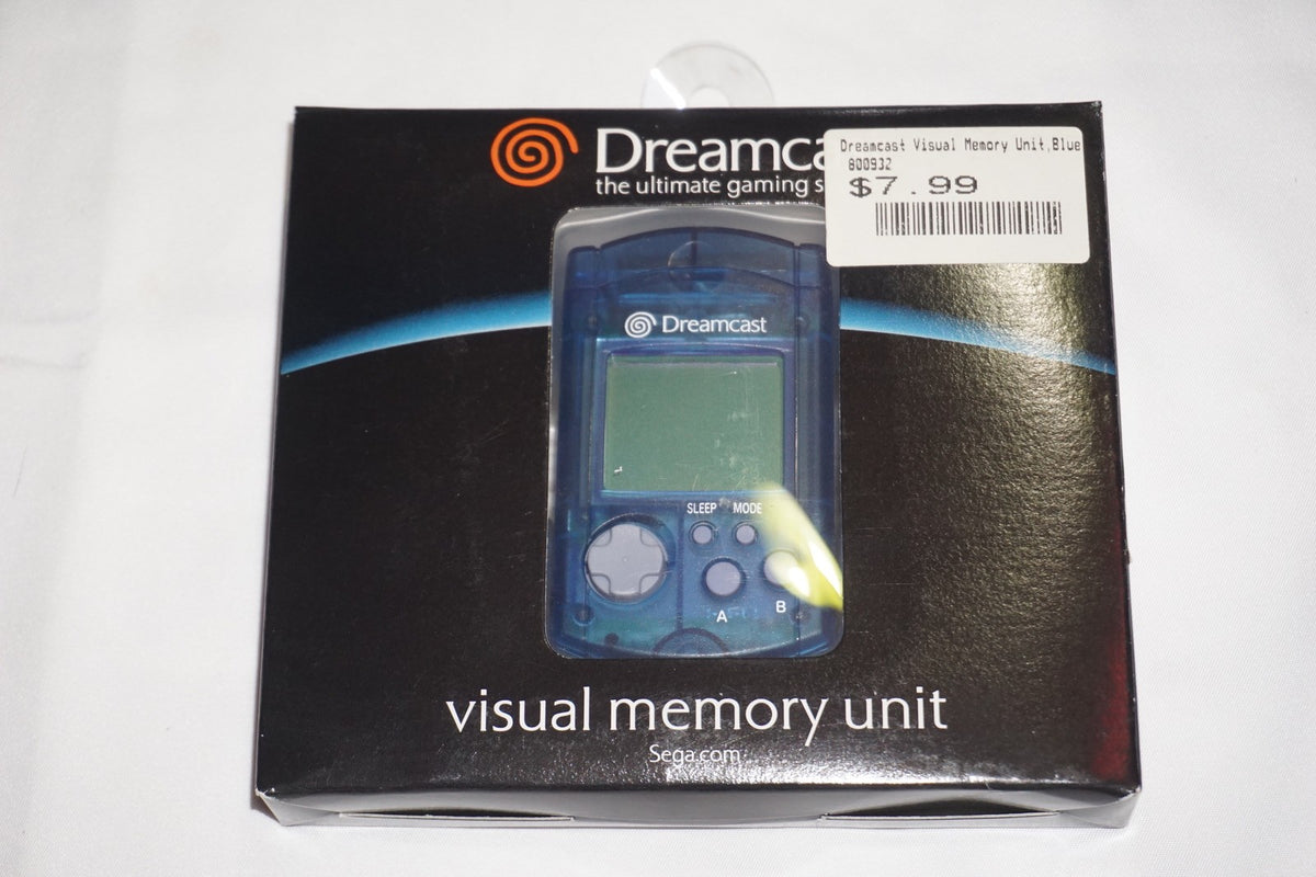 Blue VMU Visual Memory Unit (Sega Dreamcast) New Official OEM