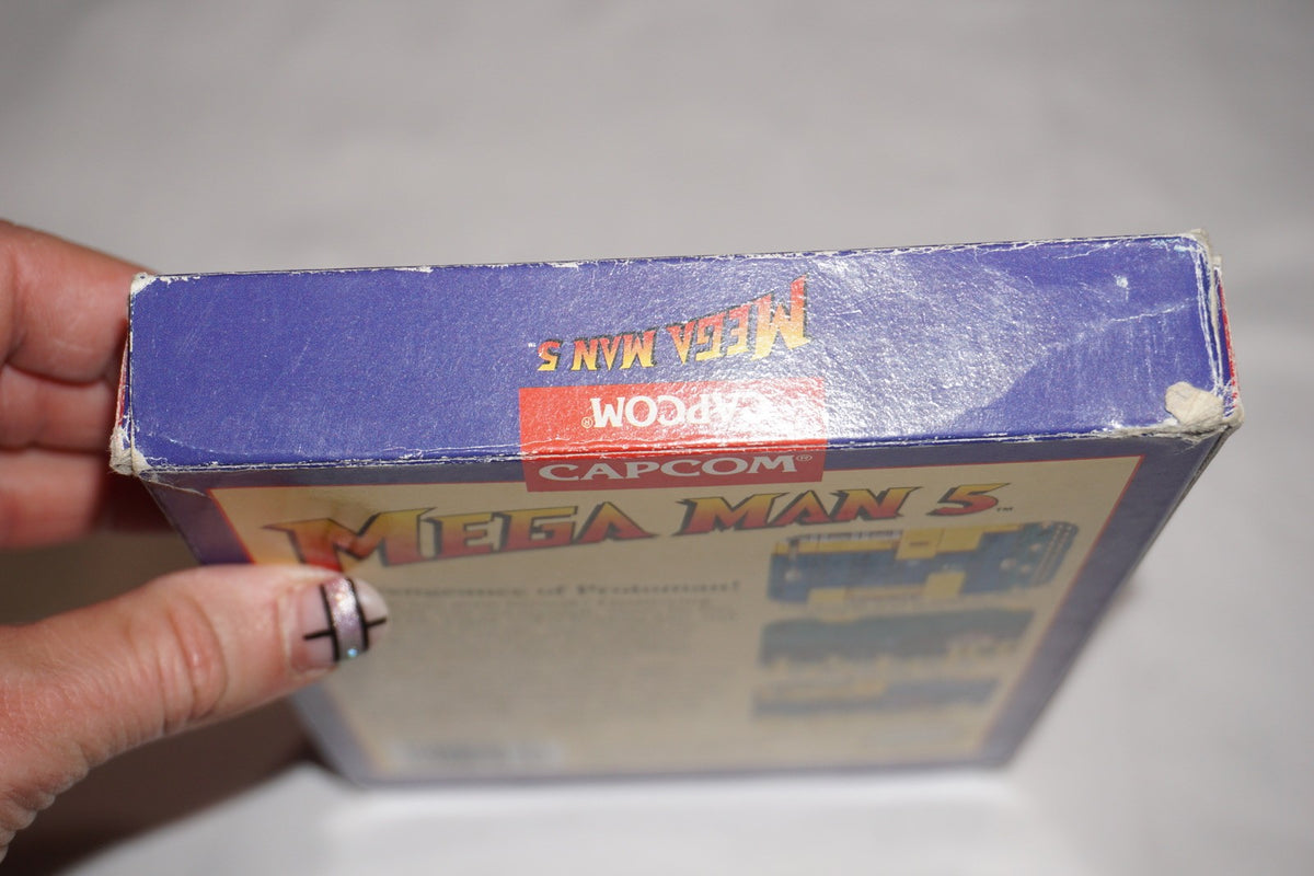 Mega Man 5 (Nintendo NES) Complete in Box CIB