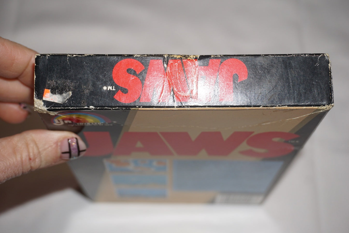 Jaws 5 Screw Circle Round Seal (Nintendo NES) Complete in Box CIB