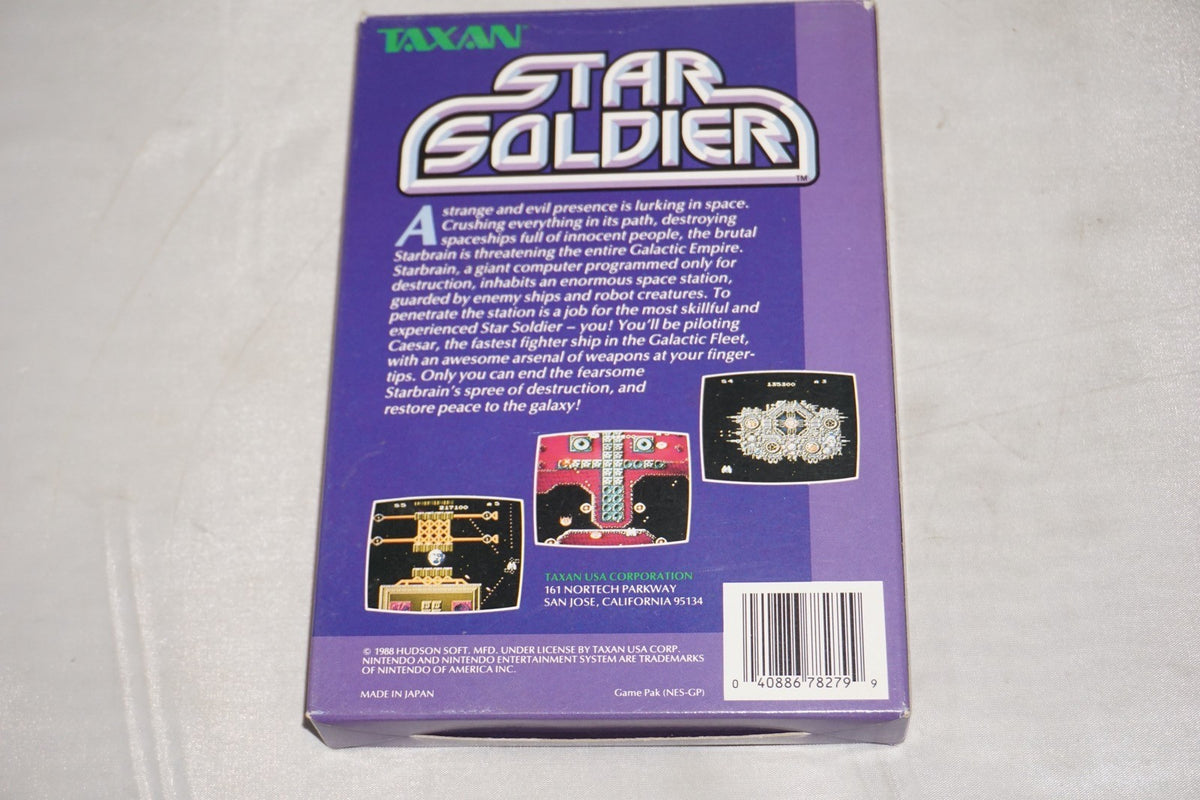 Star Soldier (Nintendo NES) Complete in Box CIB