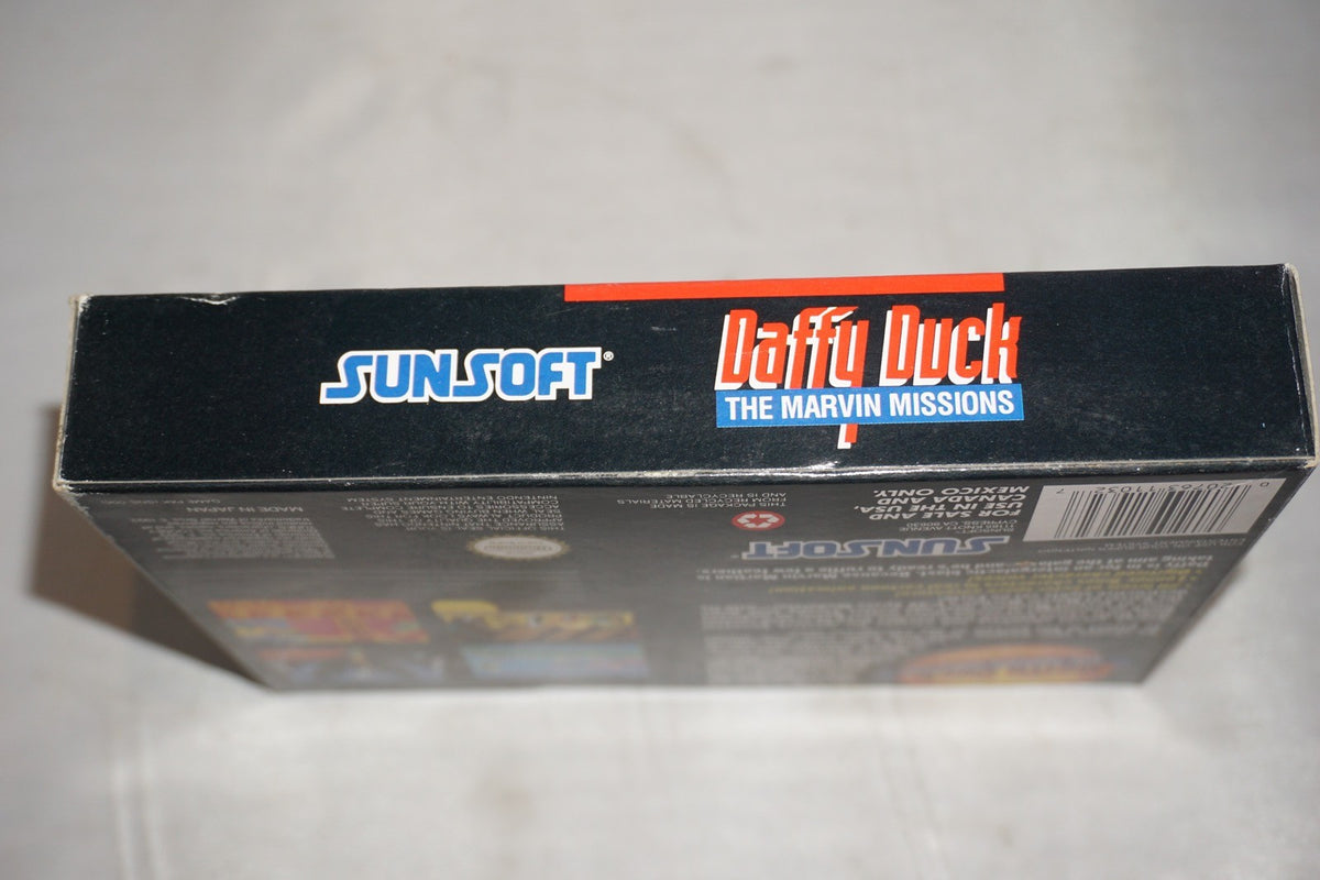 Daffy Duck The Marvin Missions (Super Nintendo SNES) Complete in Box CIB