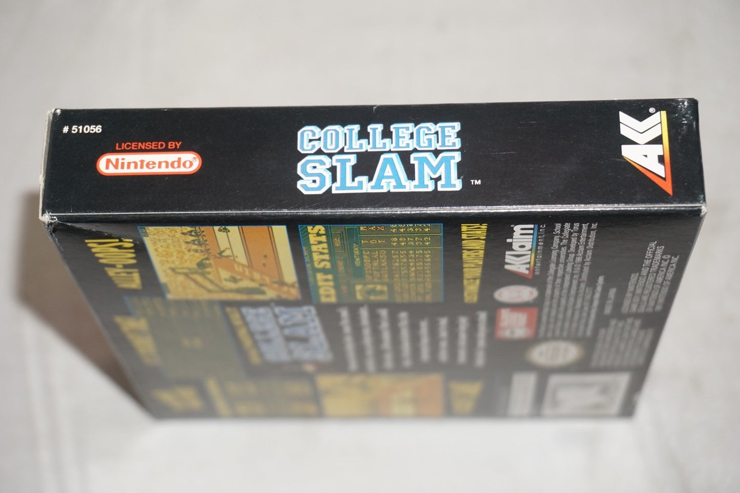 College Slam (Nintendo Gameboy Game Boy GB) Complete CIB Authentic