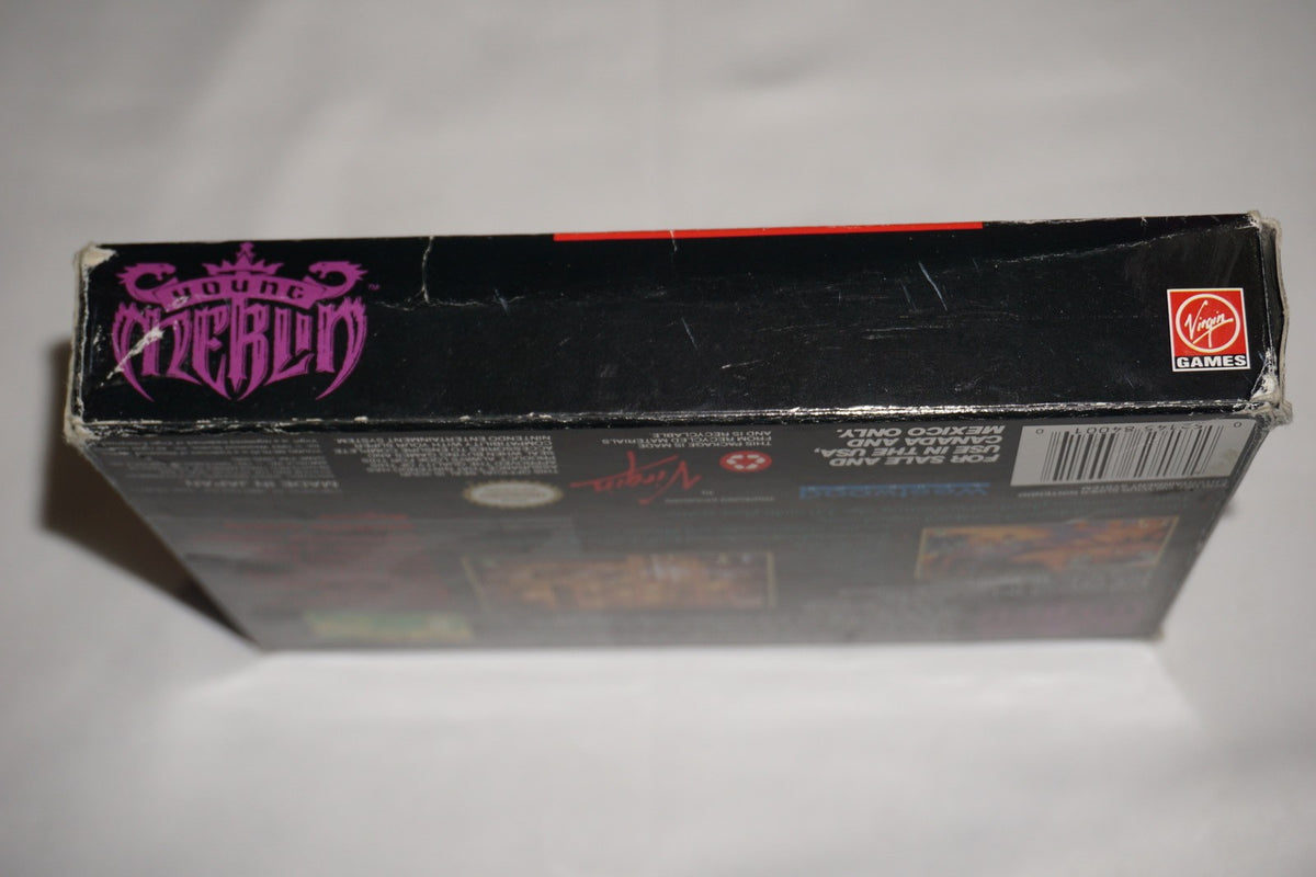Young Merlin (Super Nintendo SNES) Complete in Box CIB