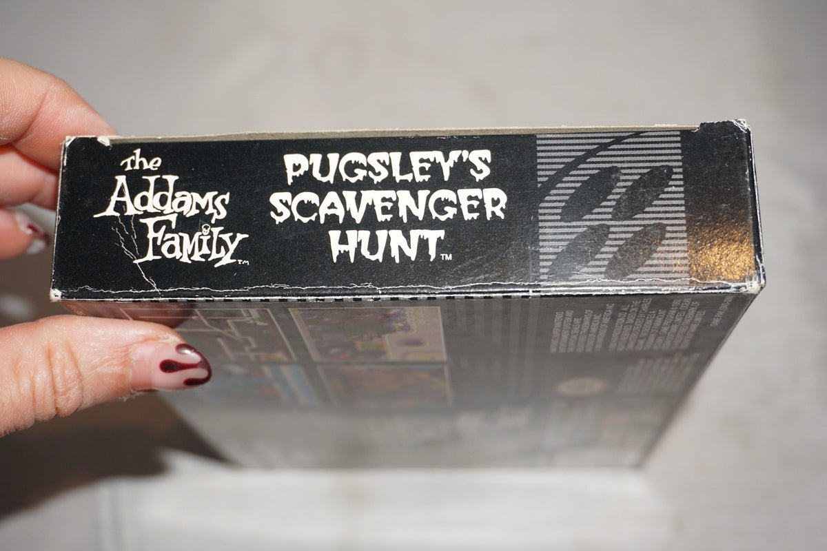 Pugsley's Scavenger Hunt Addams Family (Super Nintendo SNES) Complete in Box CIB