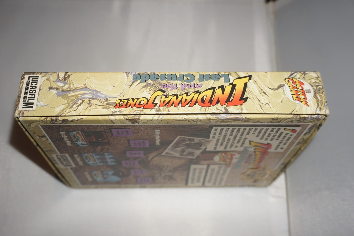 Indiana Jones Last Crusade (Atari 520ST 1040ST PC) Complete in Big Box CIB