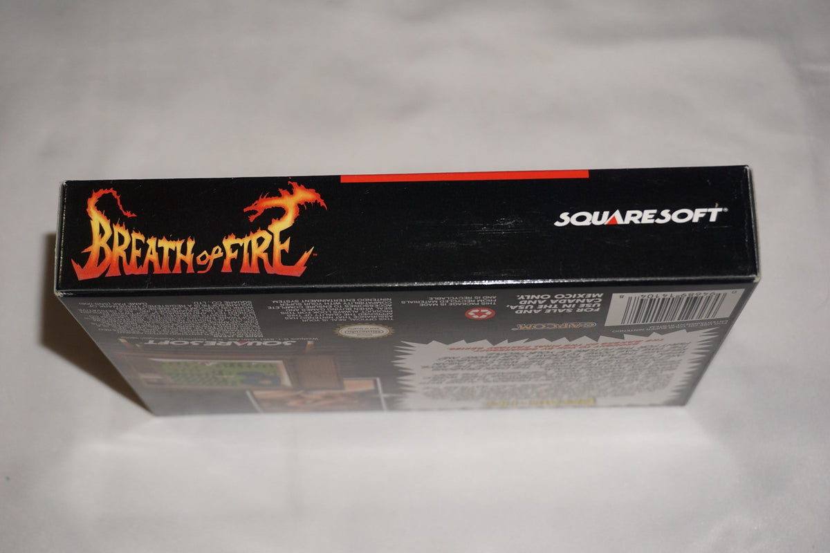 Breath of Fire 1 (Super Nintendo SNES) Complete in Box w/ Reg Charts CIB