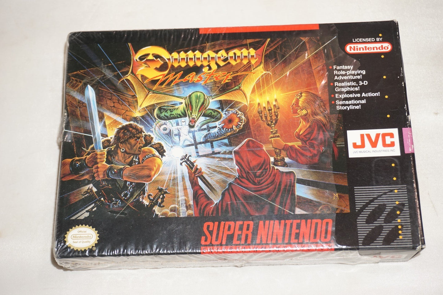 Dungeon Master (Super Nintendo SNES) Complete in Box CIB