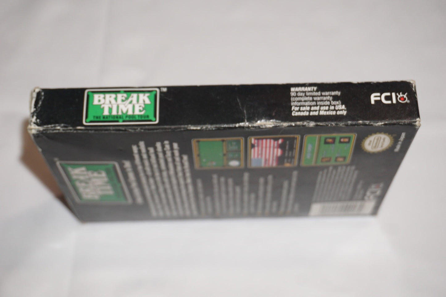 Break Time (Nintendo NES) Complete in Box w/ Reg Card CIB