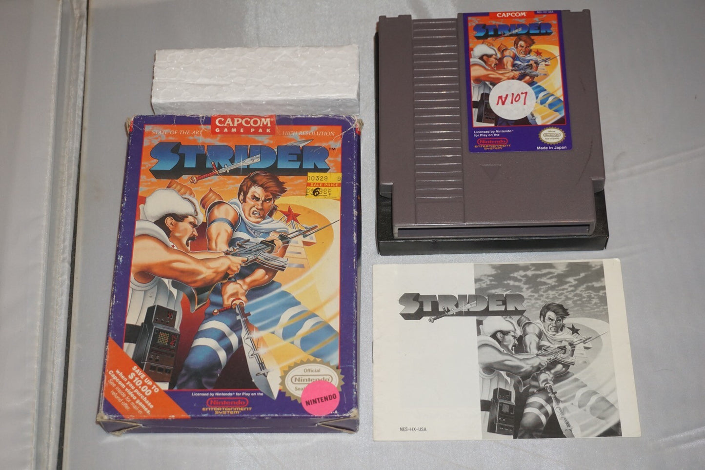 Strider (Nintendo NES) Complete in Box CIB
