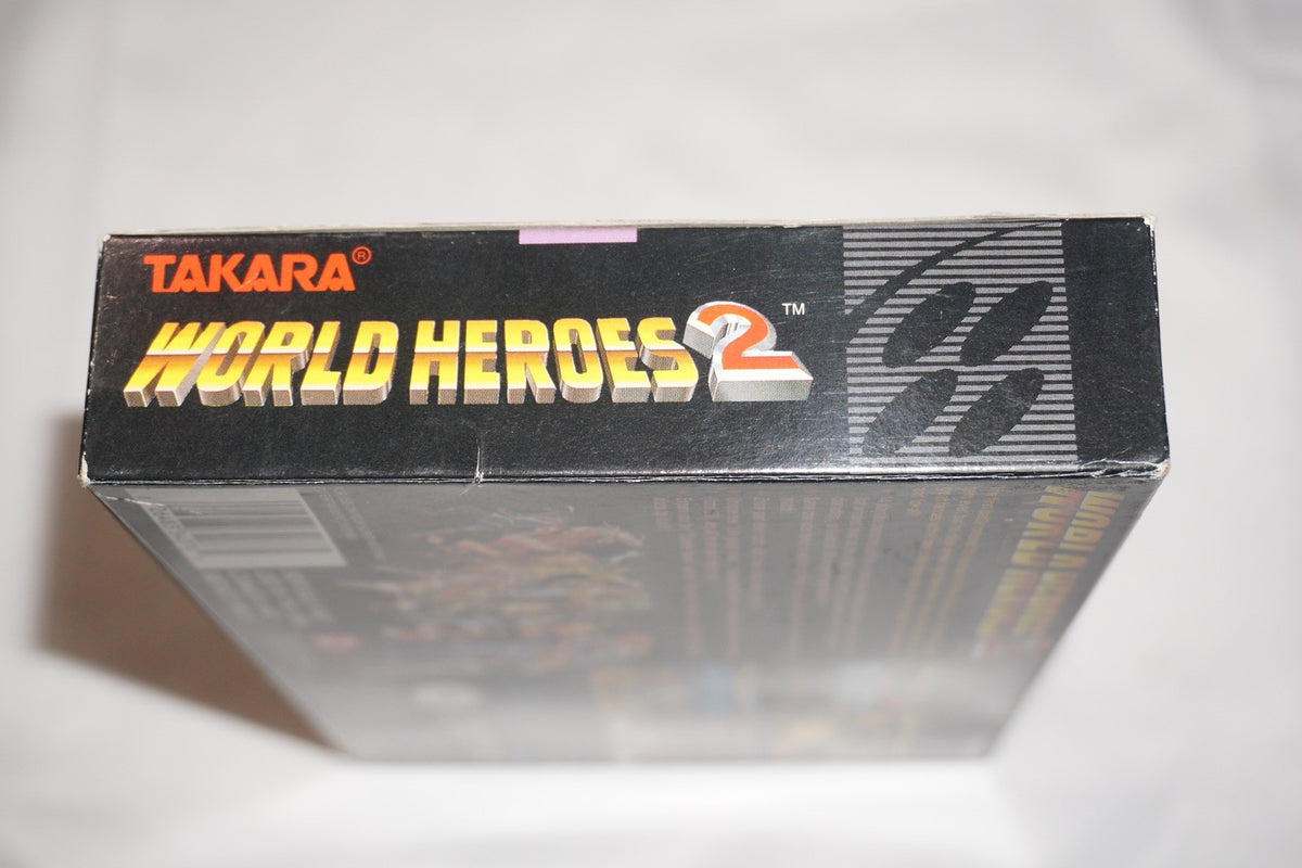 World Heroes 2 (Super Nintendo SNES) Complete in Box CIB