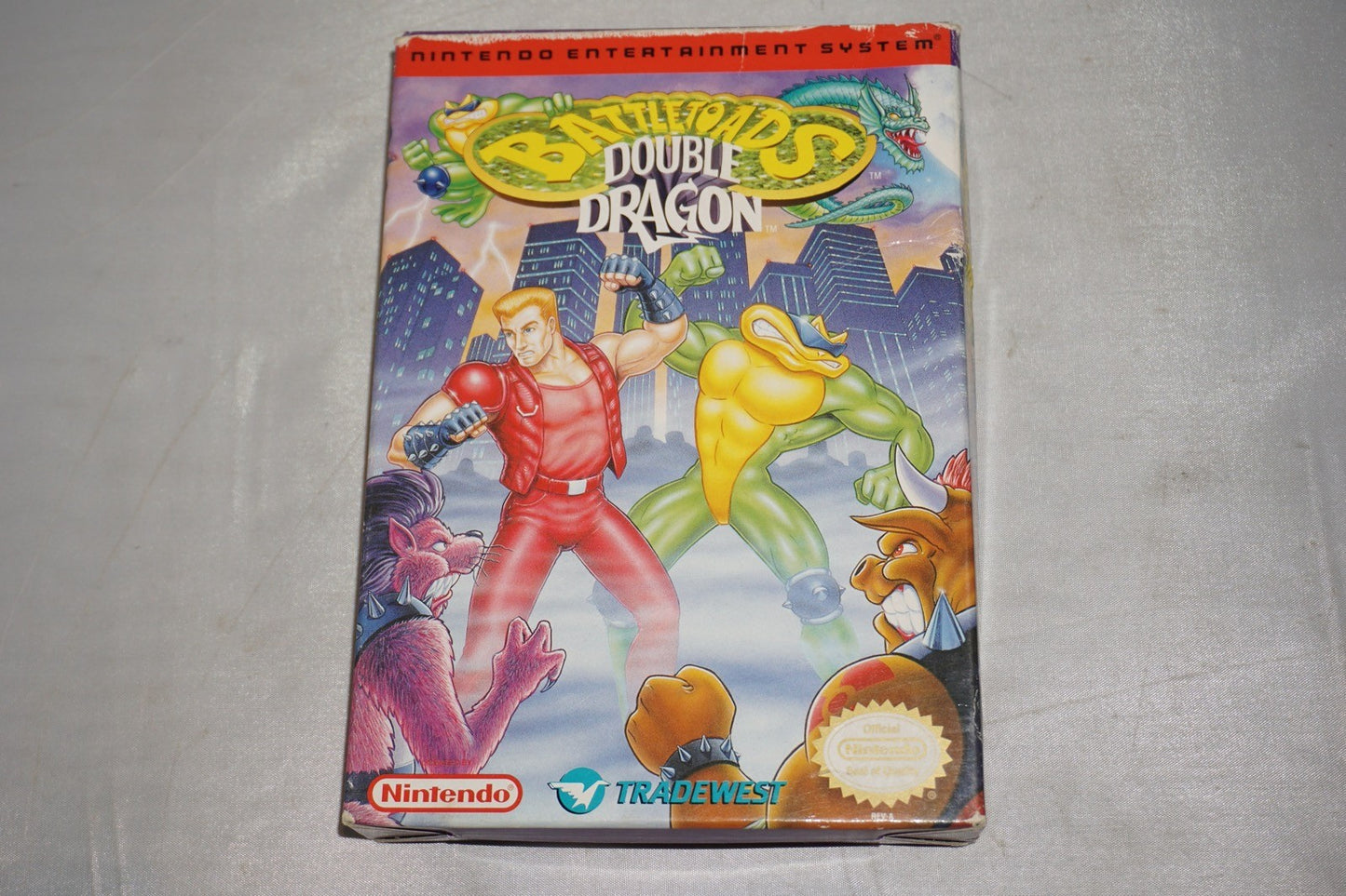 Battletoads/Double Dragon (Nintendo NES) Complete in Box CIB