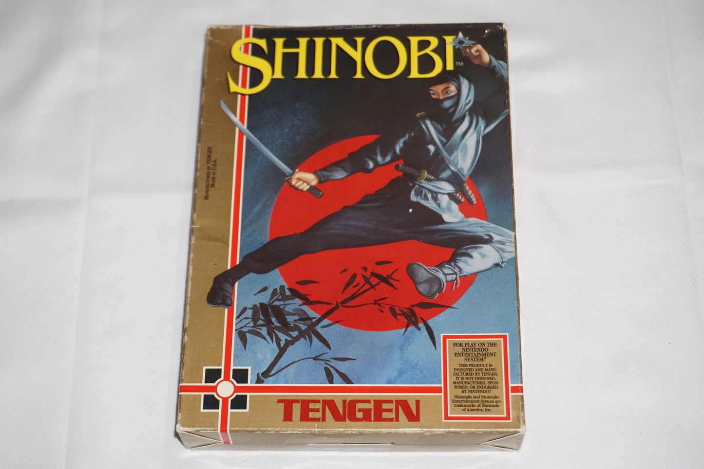 Shinobi (Nintendo NES) Complete in Box CIB